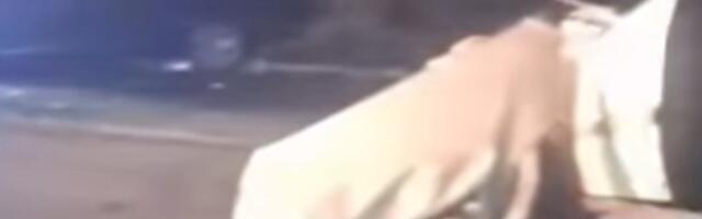 Stravična nezgoda na Ibarskoj magistrali: Auto potpuno uništen (VIDEO)