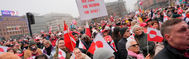 Masovne demonstracije u Kopenhagenu protiv planova SAD