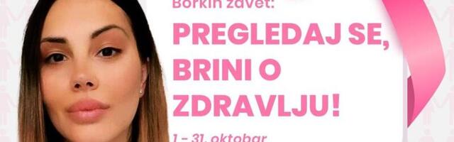 Borkin zavet: Od ponedeljka niz programa za preventivu raka dojke