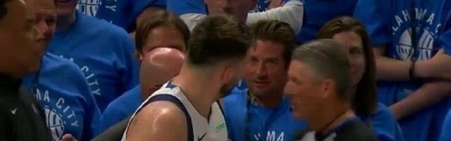 Dončić se sukobio s navijačem, pa doneo brejk Dalasu (VIDEO)