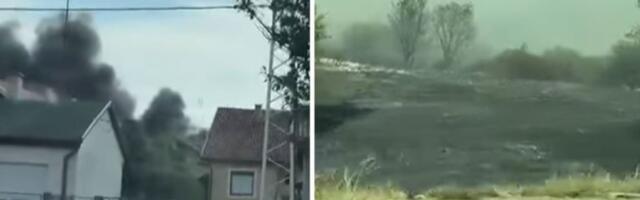 OGROMAN POŽAR U SOMBORU: Gust dim prekrio grad! (FOTO, VIDEO)