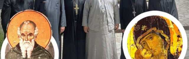 PO ZAPOVESTI BOGORODICE IZ KAMENA JE POTEKAO IZVOR KOJI I DANAS OKREPLJUJE MONAHE I HODOČASNIKE NA SVETOJ GORI: Čudesna beseda vladike Nektarija u Starom Hopovu