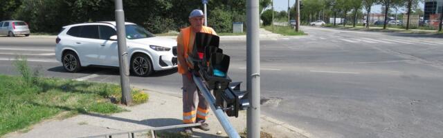 Popravljena oštećena saobraćajna signalizacija