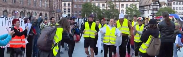 Studenti ultramaratonci stigli u Strazbur (VIDEO)