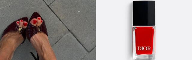 Klasično crvena: Pedikir sa kojim završavamo sezonu