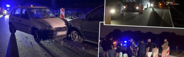 Drama na auto-putu kod Ostružnice: Vozio u suprotnom smeru, zakucao se u automobil, pa peške pobegao sa lica mesta (VIDEO)