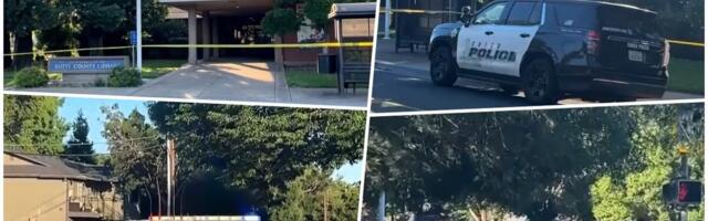 PUCNJAVA U BIBLIOTECI, DVOJE MRTVIH, DETE RANJENO! Tokom poziva policiji čula se vriska, zatvorene okolne ulice, osumnjičeni za napad u pritvoru (VIDEO)