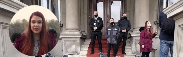 Zatvor za aktivistkinju koja je odnela smeće Vesiću