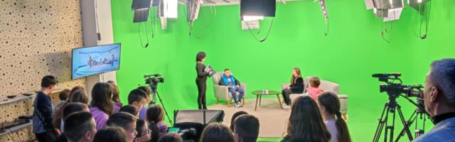 Praktična nastava osnovaca na Sandžak TV