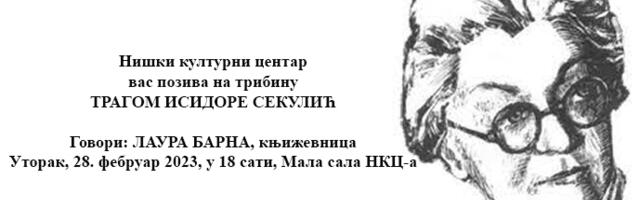 Tribina „Tragom Isidore Sekulić“ u NKC