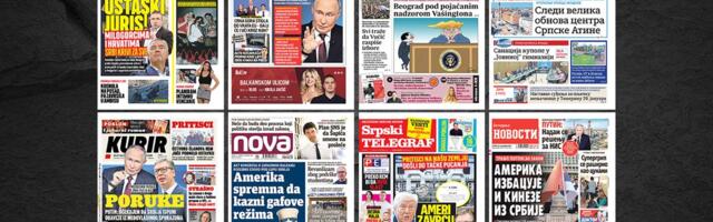 NASLOVNE STRANE SUTRAŠNJIH NOVINA: Prelistavanje štampe za subotu, 20. decembar 2025. godine