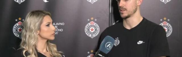 VODITELJKA NIJE HTELA NIŠTA VIŠE DA PITA VANJU MARINKOVIĆA! Kapiten Partizana utučen stao pred novinare posle debakla u Evroligi