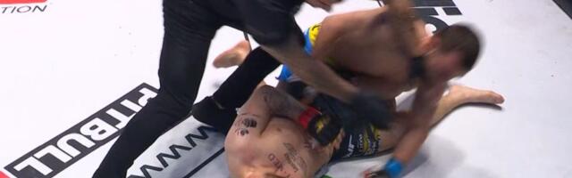 Ovako je Čečen brutalno nokautirao Kroatu! Hrvat ostao bez FNC titule posle tri godine