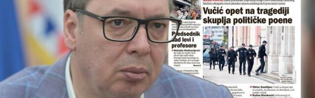 TAJKUNSKI LIST "DANAS" SKANDALOZNOM NASLOVNICOM ZGROZIO GRAĐANE SRBIJE! Perfidno udaraju na predsednika VUČIĆA  - gde će vam DUŠA?! (FOTO)