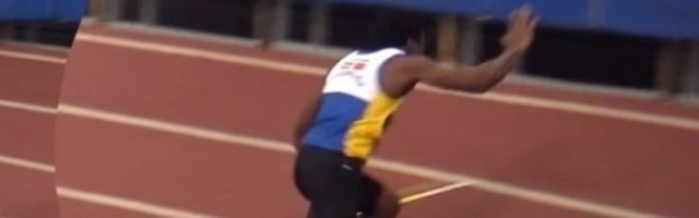 Pobedio je u trci, a zatim upao u rupu, snimak je bio hit na društvenim mrežama