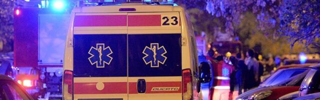 Požar u Crnotravskoj: Teško povređen muškarac
