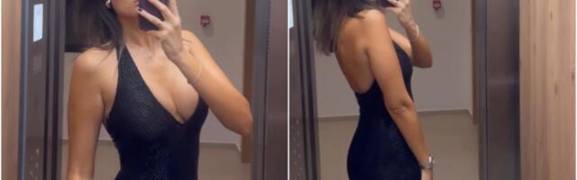 SUPRUGA NEMANJE NEDOVIĆA KAO MILIJARDU DOLARA! Mina pokazala zanosne obline u novogodišnjoj noći (FOTO)