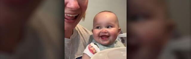 Beba se zarazno smeje: Ulapšava dan (VIDEO)