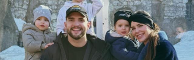 VELJKO I BOGDANA SA SINOVIMA U RUSIJI: Cecin naslednik podelio porodičnu fotografiju, deca su njegova kopija (FOTO)