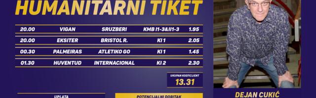 Humanitarni tiket u podne: Dejan Cukić tipuje za Snežanu Jandrlić