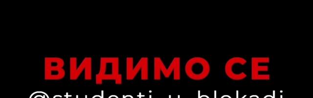 Studenti u blokadi najavili naredni veliki protest u Beogradu na Vidovdan
