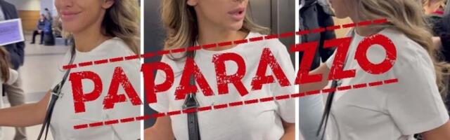 ŠOK-PAPARACO! JOVANA PAJIĆ SA ĆERKAMA BEŽALA OD KAMERA NA AERODROMU: Ova priča nije za javnost, pevačica eskivirala pitanje! (VIDEO)