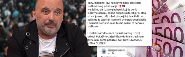 Hrvati skupljaju pare za Tonija Cetinskog nakon sramnog otkazivanja koncerta u Novom Sadu?! Objavili apele