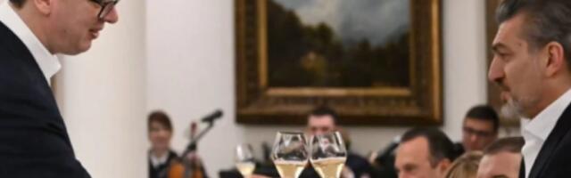 VUČIĆ NA SVEČANOJ VEČERI SA KAVELAŠVILIJEM: "Prilika da otvorimo teme koje prevazilaze politiku - od najboljih vina do strasti prema fudbalu!"