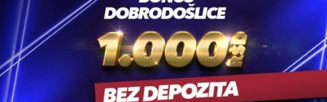 Bonus dobrodošlice bez depozita - samo u AdmiralBet-u