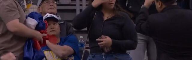 ZBOG SRPSKE TROBOJKE IZBAČENI IZ DVORANE! Bodrili Jokića, pa doživeli ogromnu neprijatnost! Snimak skandala izazvao buru - Ameri morali da se oglase!