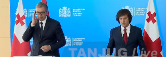 (UŽIVO) Vučić i Kobahidze se obraćaju javnosti nakon sastanka delegacija Srbije i Gruzije