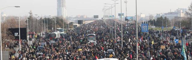 Srbija je stala: Reka ljudi blokirala mnoge gradove u zemlji