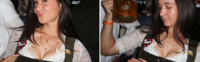 GRUDI I PIVO U PRVOM PLANU Atraktivna teniserka posetila Oktobarfest, pokazala atribute i oduševila fanove (FOTO)