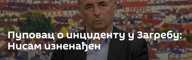 Пуповац о инциденту у Загребу: Нисам изненађен