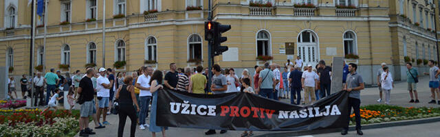 Večeras novi protest Užice protiv nasilja