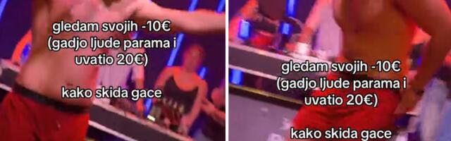 Šok! Srpski reper se skinuo potpuno go tokom nastupa, pa publiku gađao... Nastao skandal u klubu