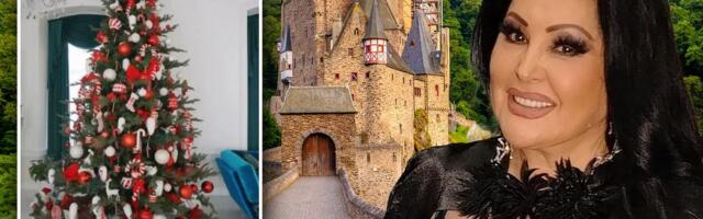 Jelka od poda do plafona u dvorcu od 50 miliona evra! Pogledajte dekoraciju Dragane Mirković - kao iz bajke