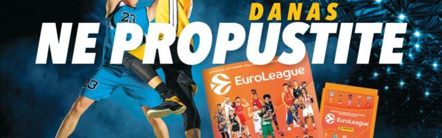 SPEKTAKL ZA KOŠARKAŠKE FANOVE! DANAS UZ KURIR – ALBUM EUROLEAGUE 2025/26 NA POKLON!
