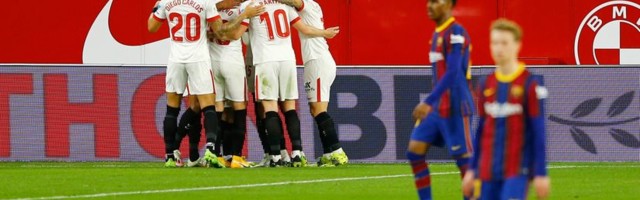 Sevilja nosi 2:0 na Kamp Nou, Kunde pretrčao 70 metara da matira Ter Štegena, Rakitić dokrajčio Barsu (VIDEO)