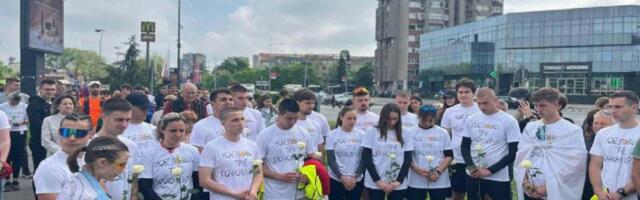 Studenti maratonci iz Srbije nastavili put kroz Hrvatsku ka Briselu