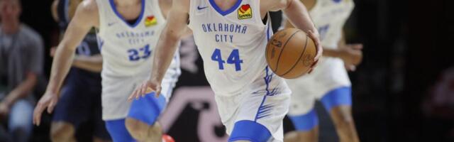 Nikola Topić upisao trojku u pobedi Oklahome nad Rajakovićem Reptorsima u Torontu (Video)