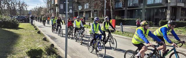Doček studenata biciklista iz Strazbura pomeren za 20h