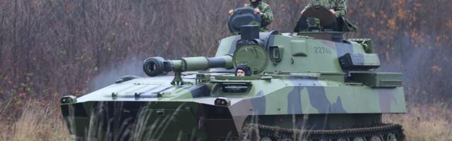 Obuka kopnenih jedinica Vojske Srbije na usavršenim samohodnim haubicama realizovana u Kraljevu
