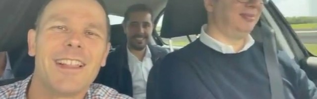 Ovo je vreme paklenih vozača - Siniša Mali objavio video sa Vučićem i Tomom Monom i ljudi ne mogu da prestanu da se smeju
