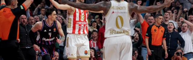 Dobrić "zapalio" Arenu! Zvezda bez milosti, Pariz nemoćan u Beogradu