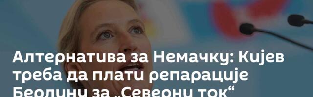 Алтернатива за Немачку: Кијев треба да плати репарације Берлину за „Северни ток“