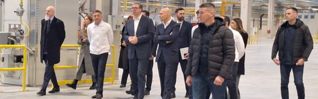Zgrada fabrike koju je nedavno otvorio Vučić nema upotrebnu dozvolu