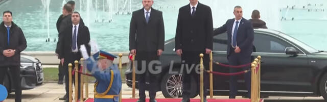 UŽIVO Svečano ispred Palate Srbija: Vučić dočekao predsednika Slovačke, Pelegrini u poseti Srbiji