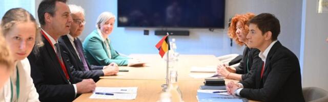 Ana Brnabić se sastala sa predsednikom Senata Belgije