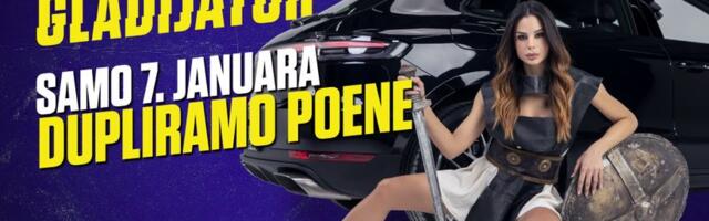 VELIKO IZNENAĐENJE ZA GLADIJATORE: 7. januara se dupliraju poeni, a maksimalan broj poena povećava se na 300.000 svaki dan!